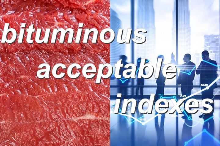 bituminous acceptable indexes