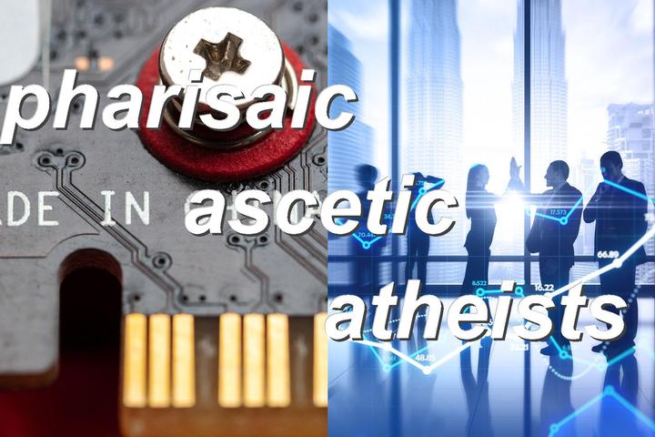 pharisaic ascetic atheists