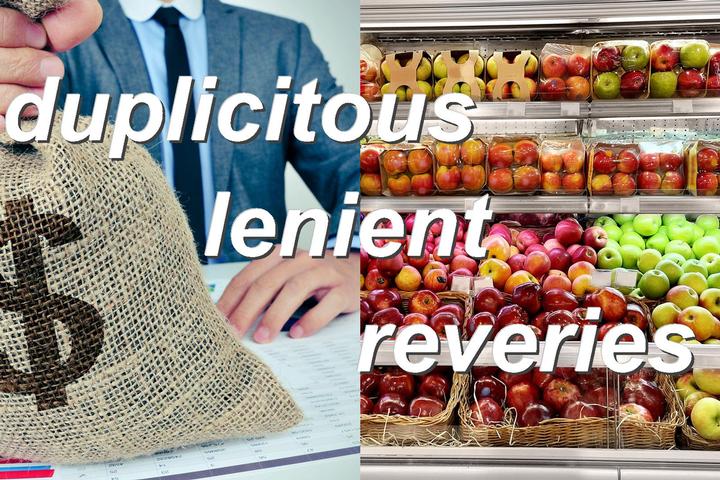 duplicitous lenient reveries