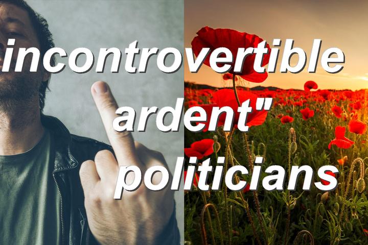 incontrovertible ardent