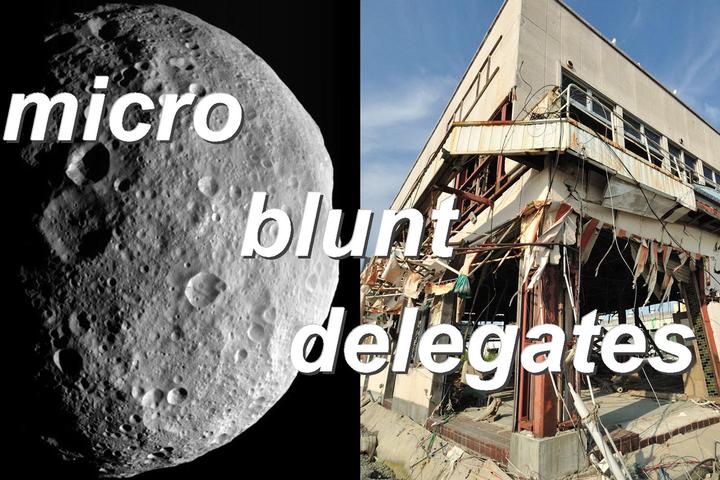 micro,blunt,delegates
