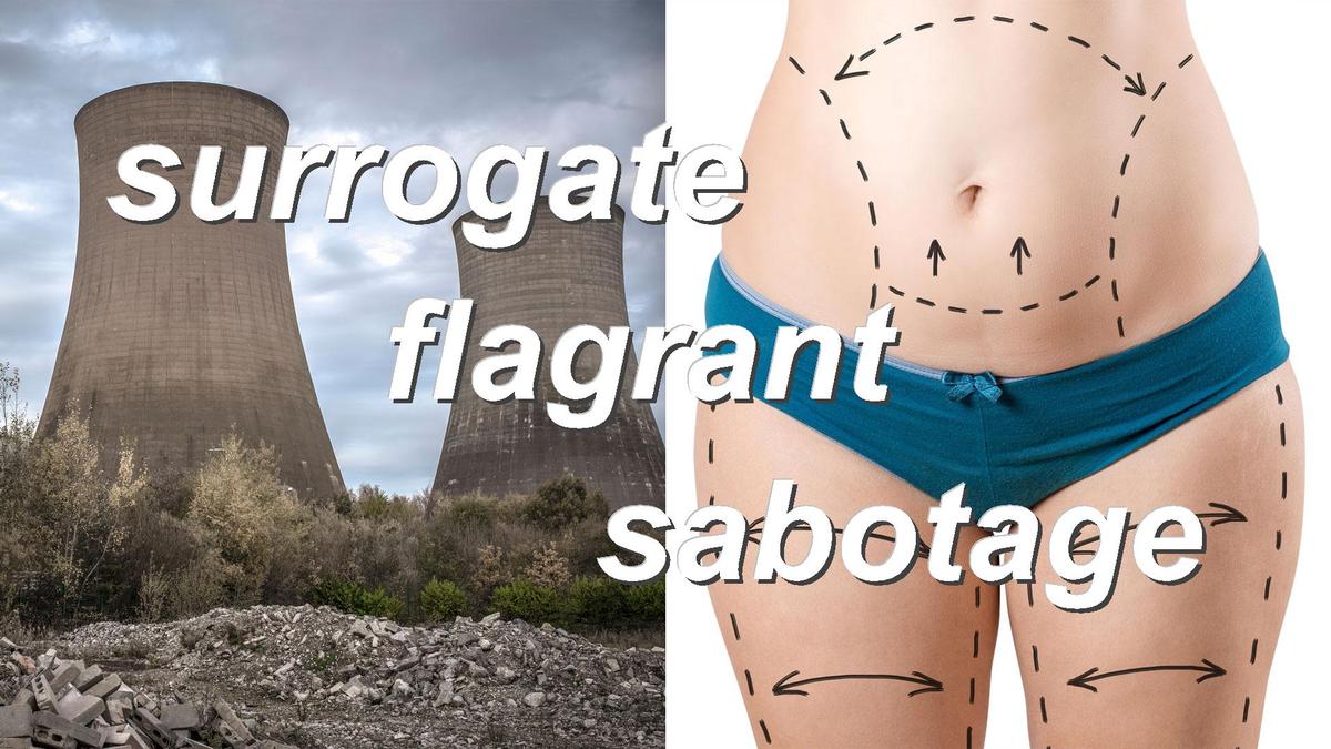 surrogate flagrant sabotage