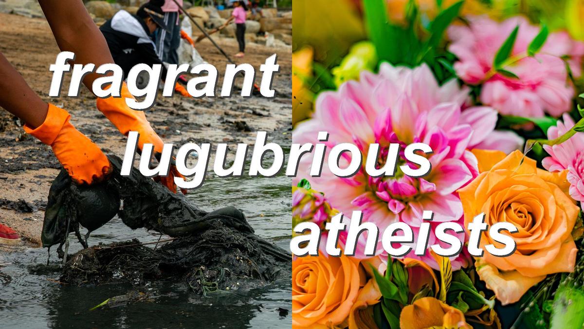 fragrant lugubrious atheists