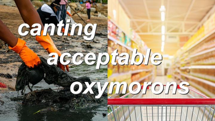 canting acceptable oxymorons