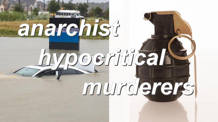 anarchist hypocritical murderers